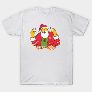 Santa Claus Metal T-Shirt